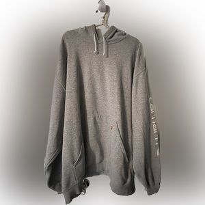 Carhartt, grey, 4xl, tall, pull over hoodie, used